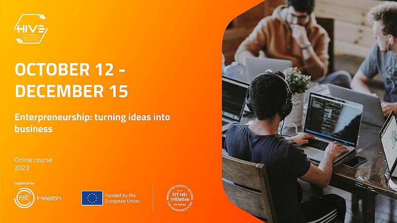 HIVE consortium designs new online training programme "Entrepreneurship: Turning Ideas into Business"