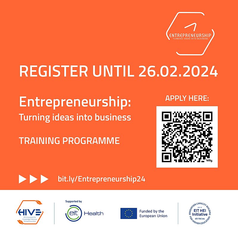 Registration for Second Edition of "Entrepreneurship: Turning Ideas Into Business" is Open till 26 February